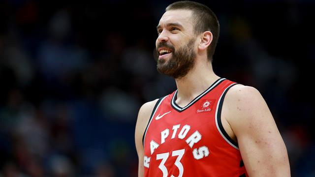Marc Gasol: "Me siento cómodo, integrado y cada vez mejor físicamente en los Raptors" Marc Gasol: "Me siento cómodo, integrado y cada vez mejor físicamente en los Raptors"