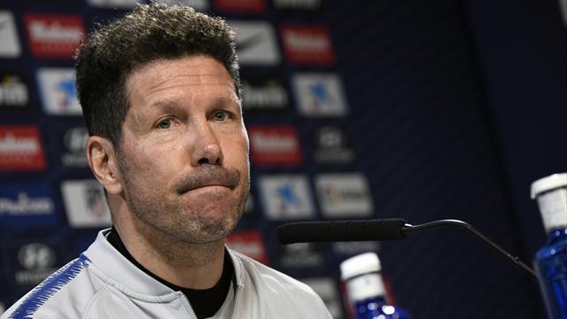 Simeone carga con la culpa: "Si la afición se la tiene que agarrar con alguien es conmigo"