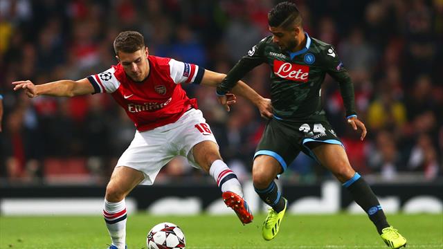Napoli-Arsenal, quarto stellare: nella sfida tra gli "specialisti" Emery-Ancelotti, fari su Ramsey