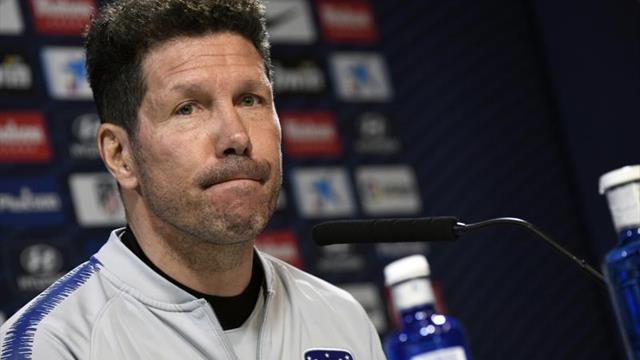 Simeone: "Si la afición se la tiene que agarrar con alguien es conmigo"