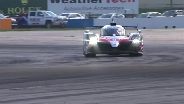 1.000 Millas de Sebring: Las tremendas vibraciones del Toyota 8 al pasar por la zona de baches 1.000 Millas de Sebring: Las tremendas vibraciones del Toyota 8 al pasar por la zona de baches