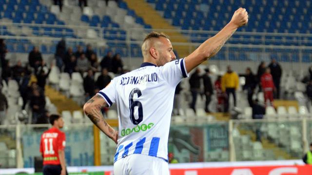 Scognamiglio risponde a Tutino nel finale, Pescara-Cosenza 1-1