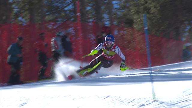 Shiffrin in second after opening run in Soldeu Shiffrin in second after opening run in Soldeu