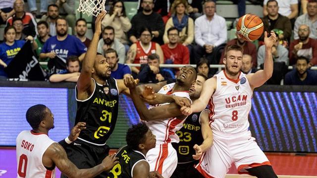 El UCAM, ya eliminado en Europa, recibe al Zaragoza centrado en salvarse