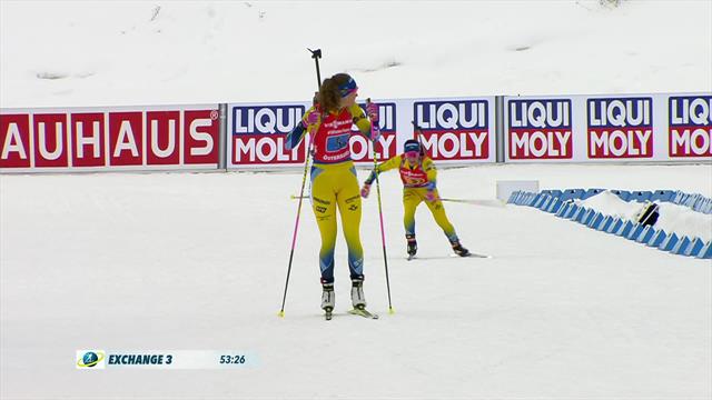 Highlights: Norway triumph in women's relay Highlights: Norway triumph in women's relay