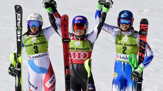 Mit Video | Shiffrin stellt mit Slalom-Sieg den Rekord von Stenmark ein