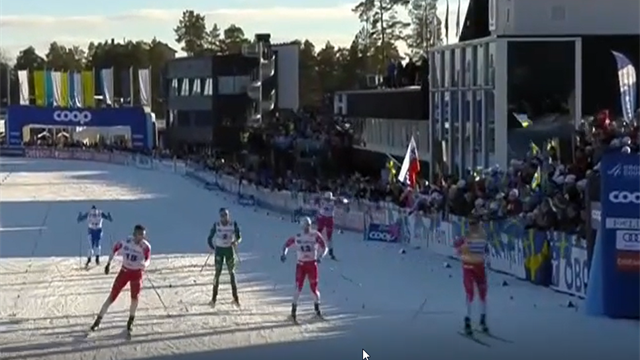 Tripletta norvegese nella sprint di Falun: vince ancora Klaebo, Pellegrino chiude quarto Tripletta norvegese nella sprint di Falun: vince ancora Klaebo, Pellegrino chiude quarto
