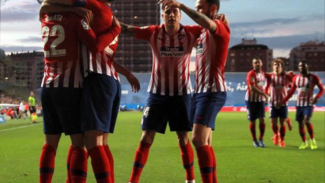 Ibai, titular en el Athletic; Simeone con 3 arriba: Griezmann, Costa y Morata