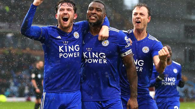 Late Morgan header earns 10-man Leicester win at Burnley
