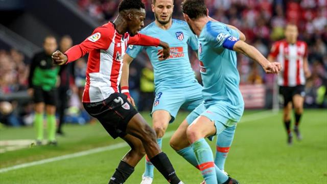 0-0. Athletic y Atlético empatan sin goles al descanso en San Mamés