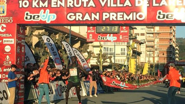 Stephen Kissa gana los 10 Km en ruta de Laredo con la mejor marca del año
