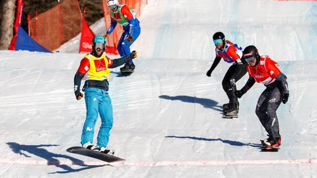 Lucas Eguibar completa su triplete dorado en Veysonnaz