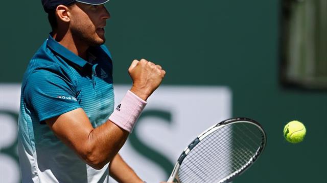 Thiem se impone a Raonic y jugará la final de Indian Wells con Federer