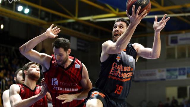 94-89. Cruz da lustre a tenacidad Fuenlabrada para doblegar al Valencia