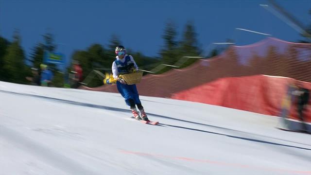 Frida Hansdotter says goodbye with final run, handing out pastries Frida Hansdotter says goodbye with final run, handing out pastries