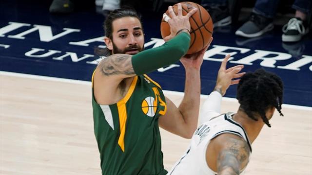 Ricky y los Jazz, lanzados: Tercera victoria seguida ante los Nets (114-98)