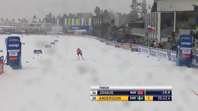 Johaug claims 10km victory in Falun Johaug claims 10km victory in Falun