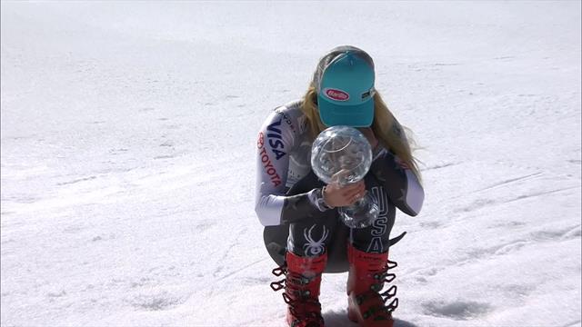 "Da ist das Ding": Shiffrin von ihren Emotionen überwältigt "Da ist das Ding": Shiffrin von ihren Emotionen überwältigt