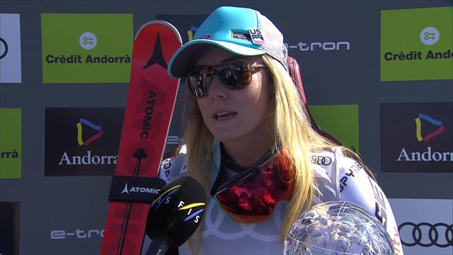 Shiffrin: I wanted to really, really earn it Shiffrin: I wanted to really, really earn it