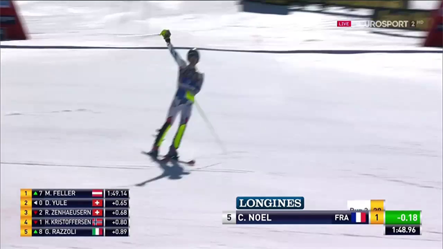 Clement Noel si candida a re dello slalom: vince l'ultimo stagionale Clement Noel si candida a re dello slalom: vince l'ultimo stagionale