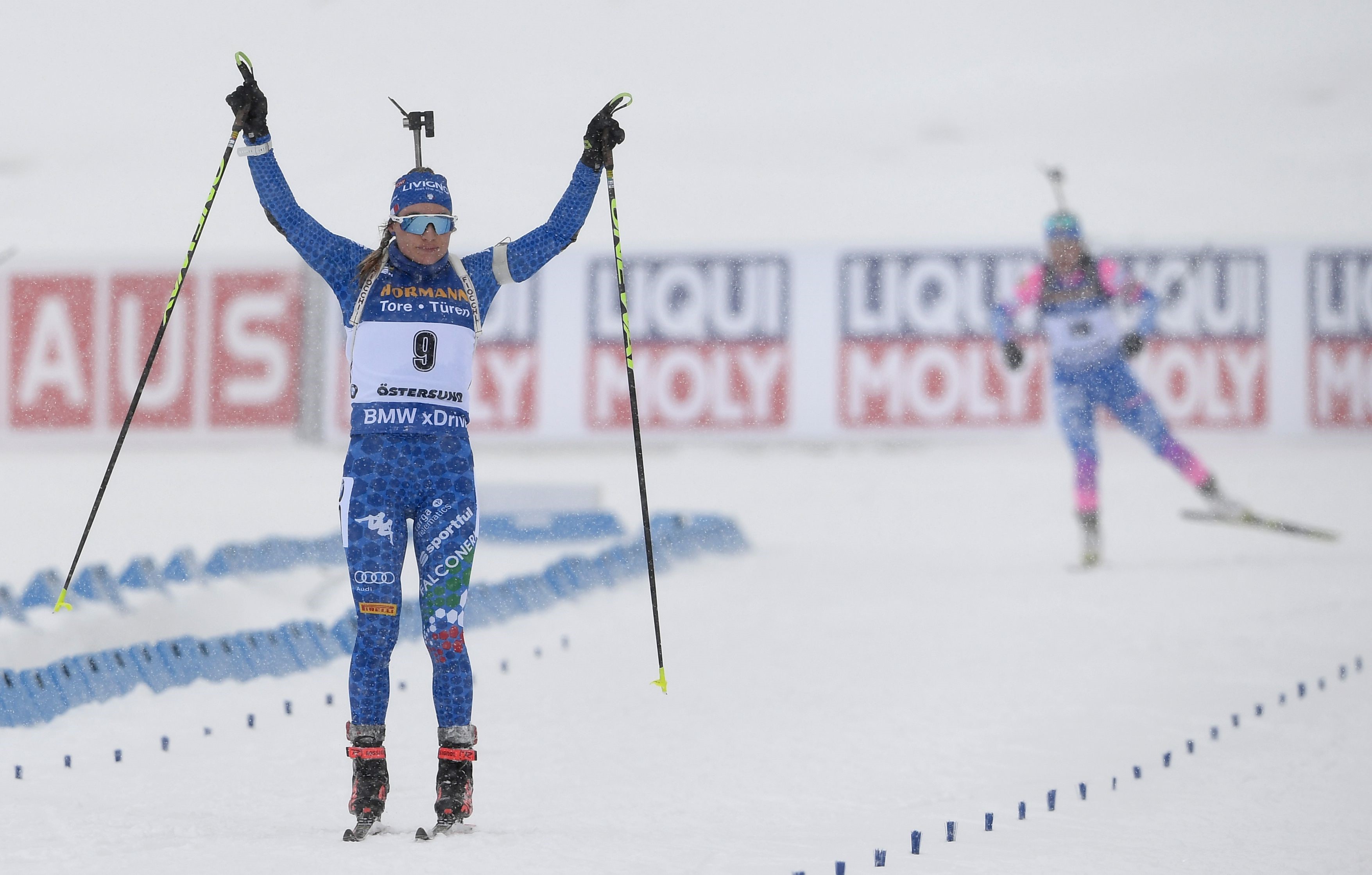 Dorothea Wierer remporte la mass start des Championnats du monde le 17 mars 2019