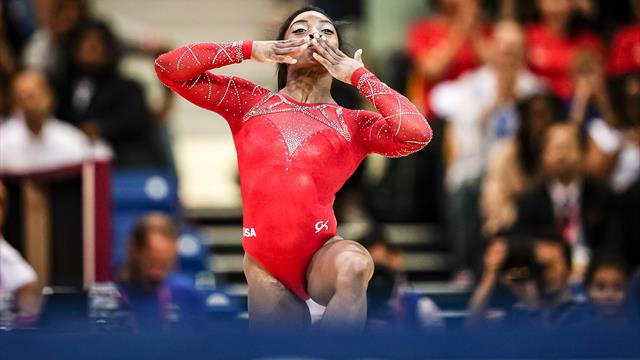 Simone Biles ruggisce al rientro: la Regina vince in Coppa del Mondo a Stoccarda