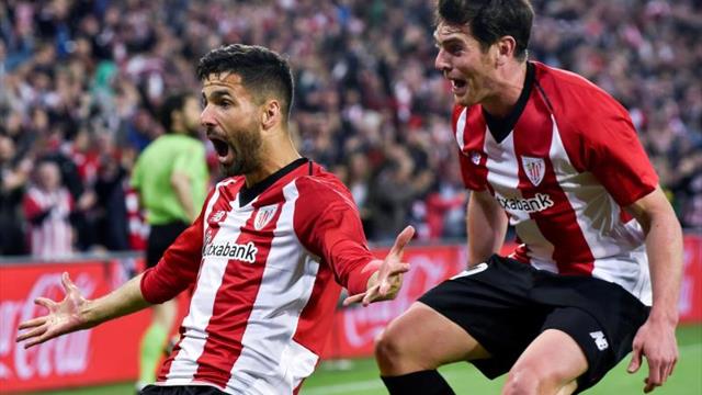Kenan Kodro marcó el gol 250 del Athletic en el nuevo San Mamés