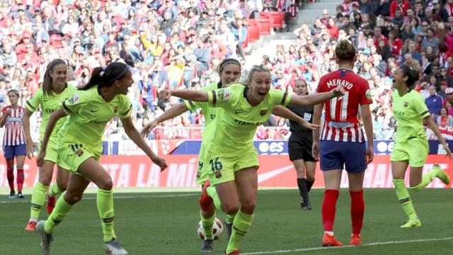 0-2. Gana el Barça, triunfa el fútbol femenino