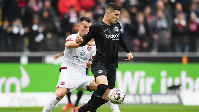Frankfurt müht sich gegen Nürnberg zum knappen Sieg