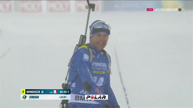 Dominik Windisch campione del mondo! Da 13esimo a primo con un ultimo poligono pazzesco Dominik Windisch campione del mondo! Da 13esimo a primo con un ultimo poligono pazzesco