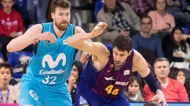 Liga ACB, Barcelona-Estudiantes: Remontada para seguir líder antes del Clásico decisivo (90-76)