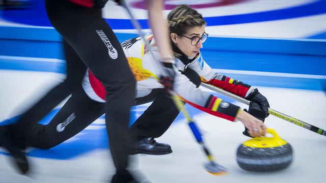 Genialer Stein für Deutschland bei der Curling-WM - und ein noch besserer Kommentar Genialer Stein für Deutschland bei der Curling-WM - und ein noch besserer Kommentar