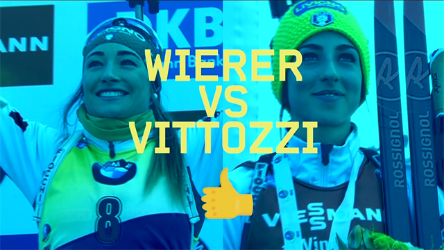 Wierer vs Vittozzi: "Siamo amiche ma fuori dalla pista non parliamo mai di biathlon" Wierer vs Vittozzi: "Siamo amiche ma fuori dalla pista non parliamo mai di biathlon"