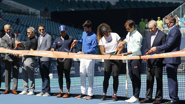 Federer, Djokovic, Serena, Osaka : ils étaient tous là pour inaugurer le nouveau Miami
