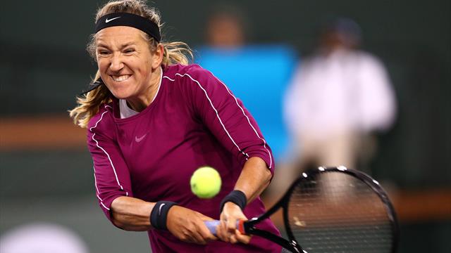 Azarenka upsets Kerber in Monterrey to reach first final in three years