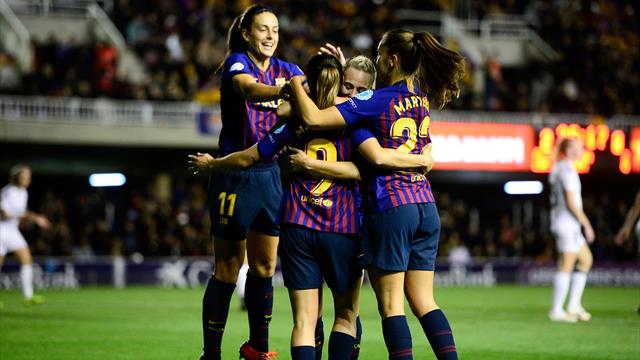 ⚽👩 El Barça golea al LSK Kvinner (3-0) y está muy cerca de la semifinal