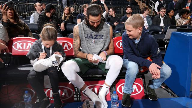 El lado más solidario de Ricky Rubio: Invita a Luca, un niño enfermo de cáncer, a la NBA