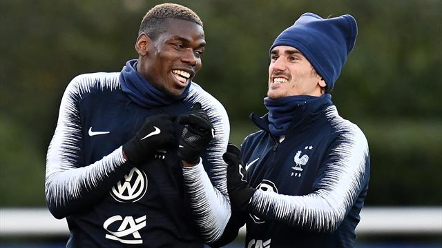 Pogba : "Griezmann sous-coté ? Les stats parlent d'elles-mêmes" Pogba : "Griezmann sous-coté ? Les stats parlent d'elles-mêmes"