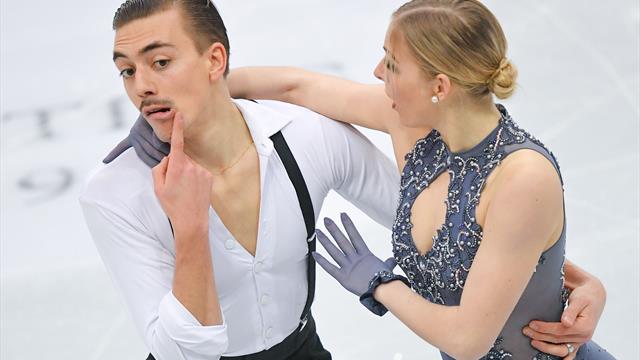 Eiskunstlauf-WM: Eistänzer Koch/Nüchtern erreichen Kürfinale als 17.