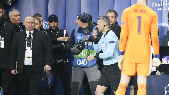 Neymar suspended three Champions League games for insulting match official