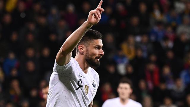 Giroud vise encore plus haut : "Pourquoi pas dépasser Platini ?" Giroud vise encore plus haut : "Pourquoi pas dépasser Platini ?"