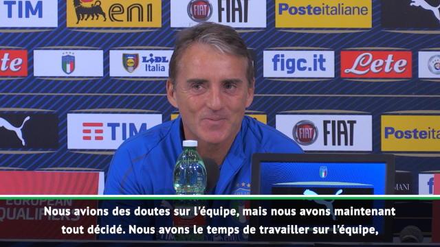 Italie - Mancini : "Pas facile de remplacer certains joueurs" Italie - Mancini : "Pas facile de remplacer certains joueurs"