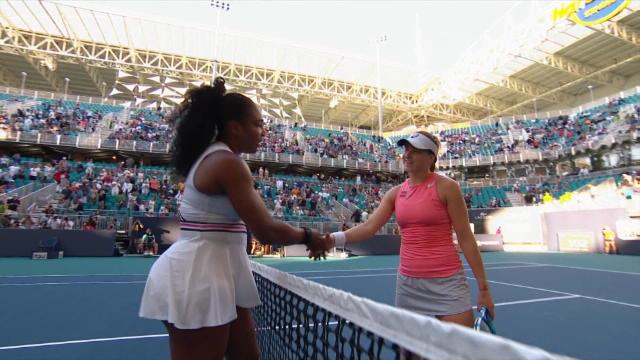 Venus Williams remporte un choc des générations à Miami — Tennis Venus Williams remporte un choc des générations à Miami — Tennis