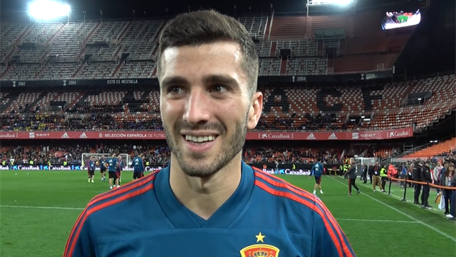 Gayá entusiasmado de jugar con la Selección en Mestalla Gayá entusiasmado de jugar con la Selección en Mestalla