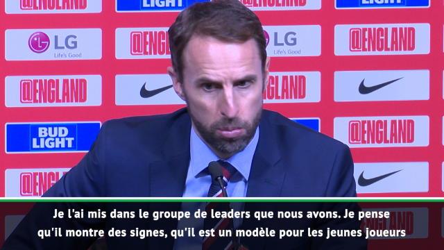 Angleterre - Southgate : "Sterling est un modèle pour les jeunes"" Angleterre - Southgate : "Sterling est un modèle pour les jeunes""