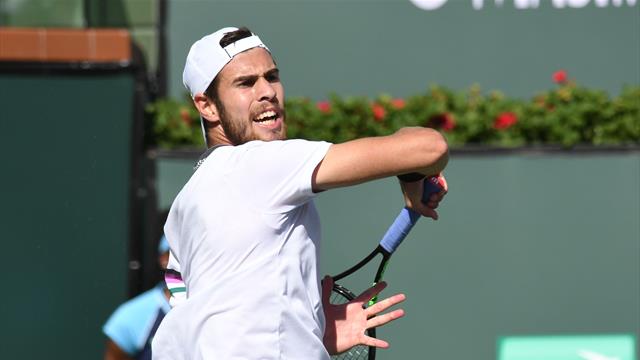 A côté de la plaque, Khachanov a été écrabouillé par Thompson A côté de la plaque, Khachanov a été écrabouillé par Thompson
