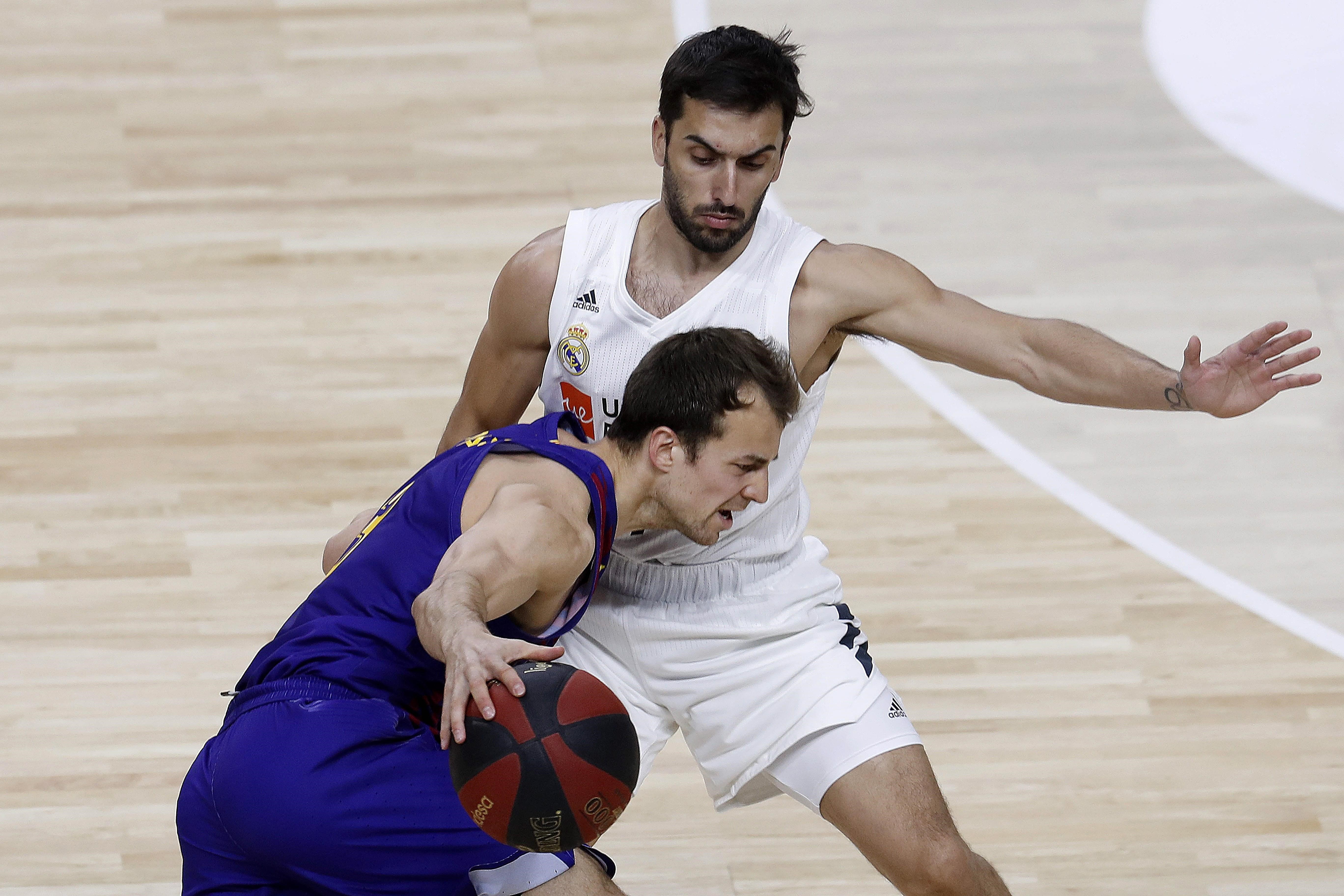 Campazzo en el Real Madrid-Barcelona liga ACB