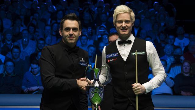 O’Sullivan completes astonishing return to world no 1 with Tour Championship victory