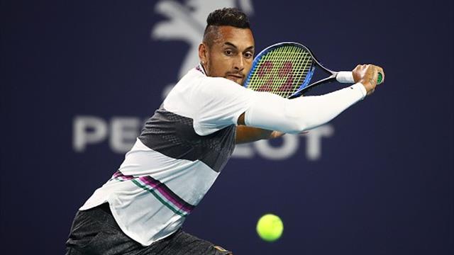 Nick Kyrgios devient un expert du service à la cuillère : Dusan Lajovic a pu le constater Nick Kyrgios devient un expert du service à la cuillère : Dusan Lajovic a pu le constater