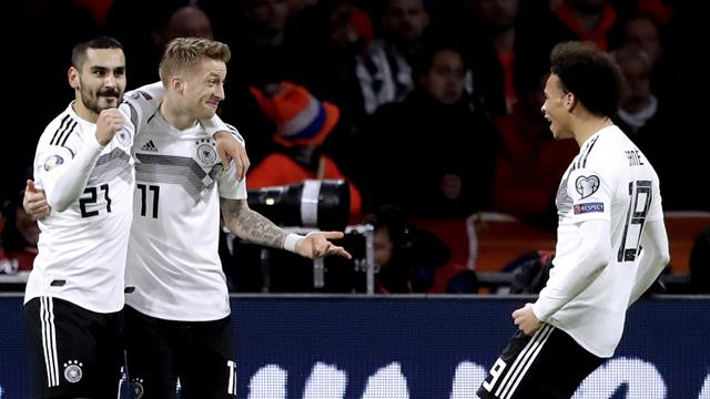 Das sagen Sané, Reus und Schulz zum Sieg gegen die Niederlande Das sagen Sané, Reus und Schulz zum Sieg gegen die Niederlande
